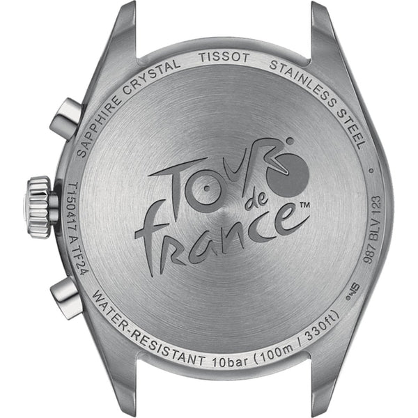 Tissot Men's 40mm PR 100 Tour De France Chronograph Black Dial Watch