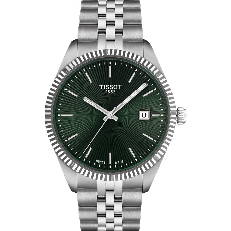 Tissot Men's Ballade 40mm Green Dial Watch
