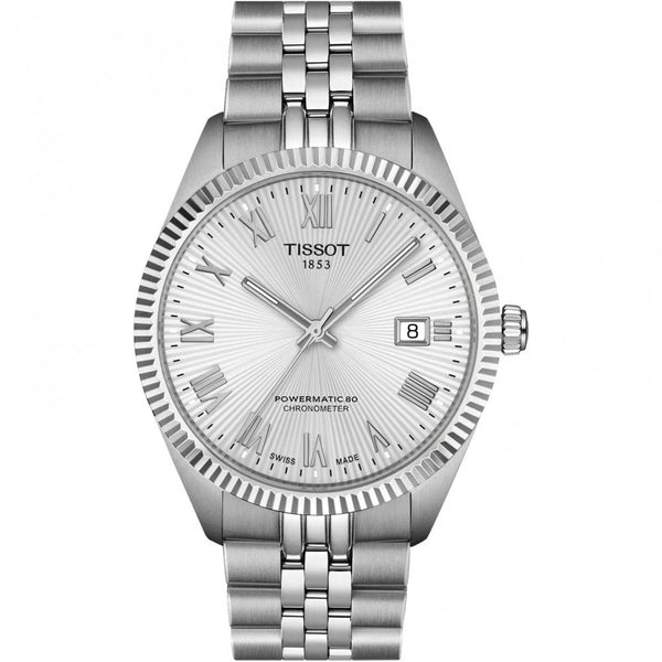 Tissot Men's Ballade Silver Dial Powermatic 80 COSC Watch