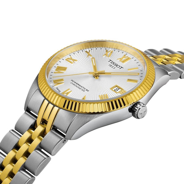 Tissot Men's Ballade Two Tone Powermatic 80 COSC Watch