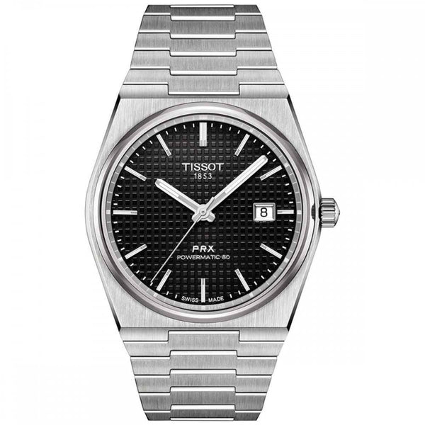 Tissot Men's Black Dial 39.5mm PRX Powermatic Watch