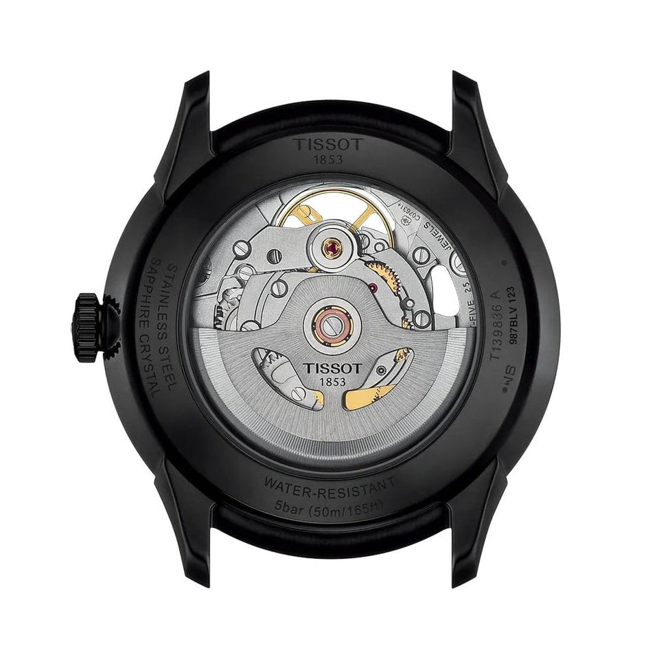 Tissot Men's Chemin Des Tourelles Skeleton 39mm Watch