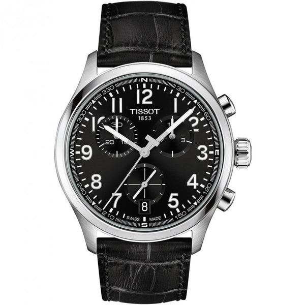 Tissot Men's Chrono L 42mm Chronograph Black Dial Watch
