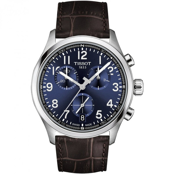 Tissot Men's Chrono L 42mm Chronograph Blue Dial Watch