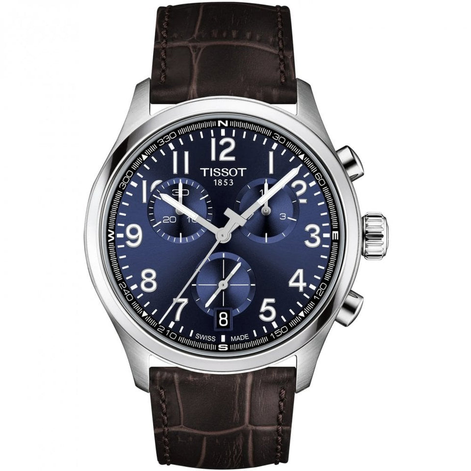 Tissot Men's Chrono L 42mm Chronograph Blue Dial Watch