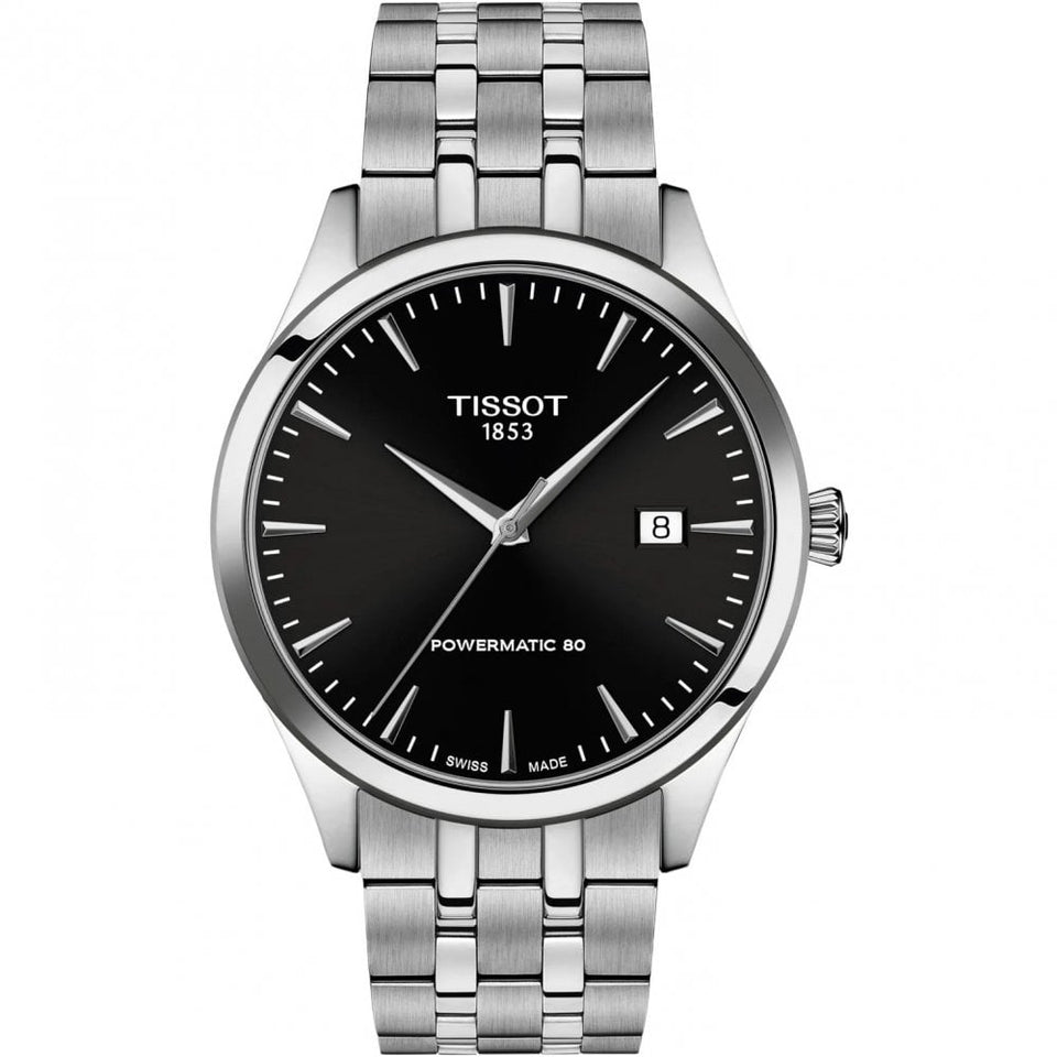 Tissot Men's Classic Dream 40mm Black Dial Powermatic 80 Watch