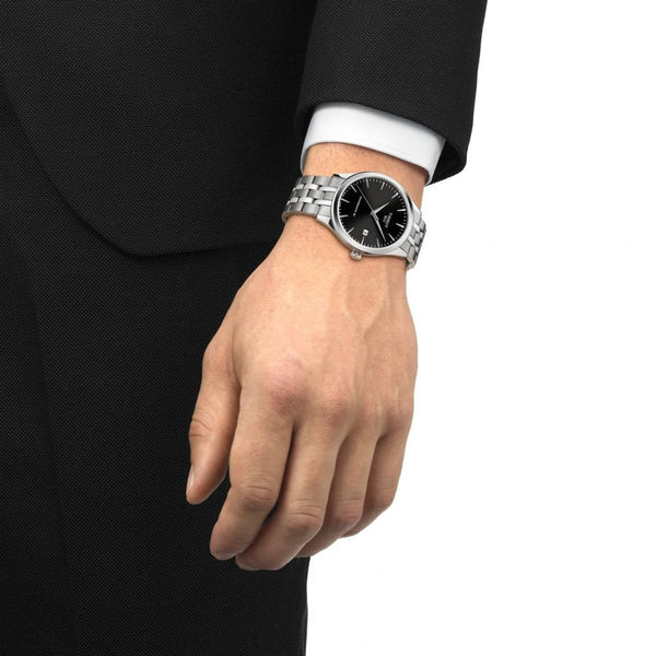 Tissot Men's Classic Dream 40mm Black Dial Powermatic 80 Watch