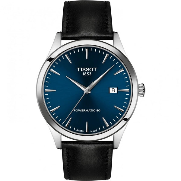 Tissot Men's Classic Dream 40mm Blue Dial Black Strap Watch