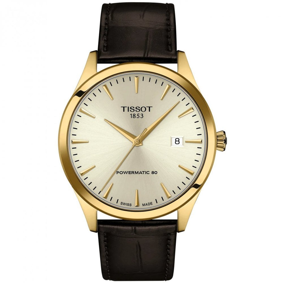 Tissot Men's Classic Dream 40mm Gold PVD Powermatic 80 Watch