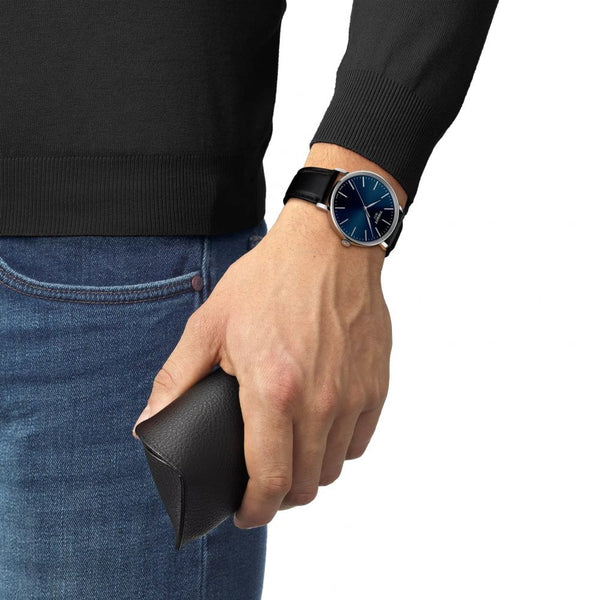 Tissot Men's Everytime Gents Leather Watch | Blue Dial