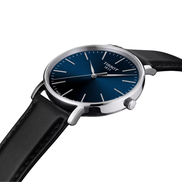 Tissot Men's Everytime Gents Leather Watch | Blue Dial