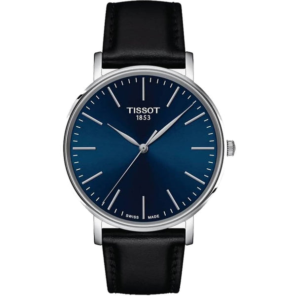 Tissot Men's Everytime Gents Leather Watch | Blue Dial