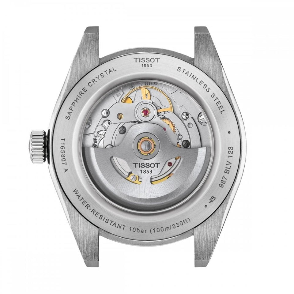 Tissot Men's Gentleman 38mm Powermatic 80 Blue Watch