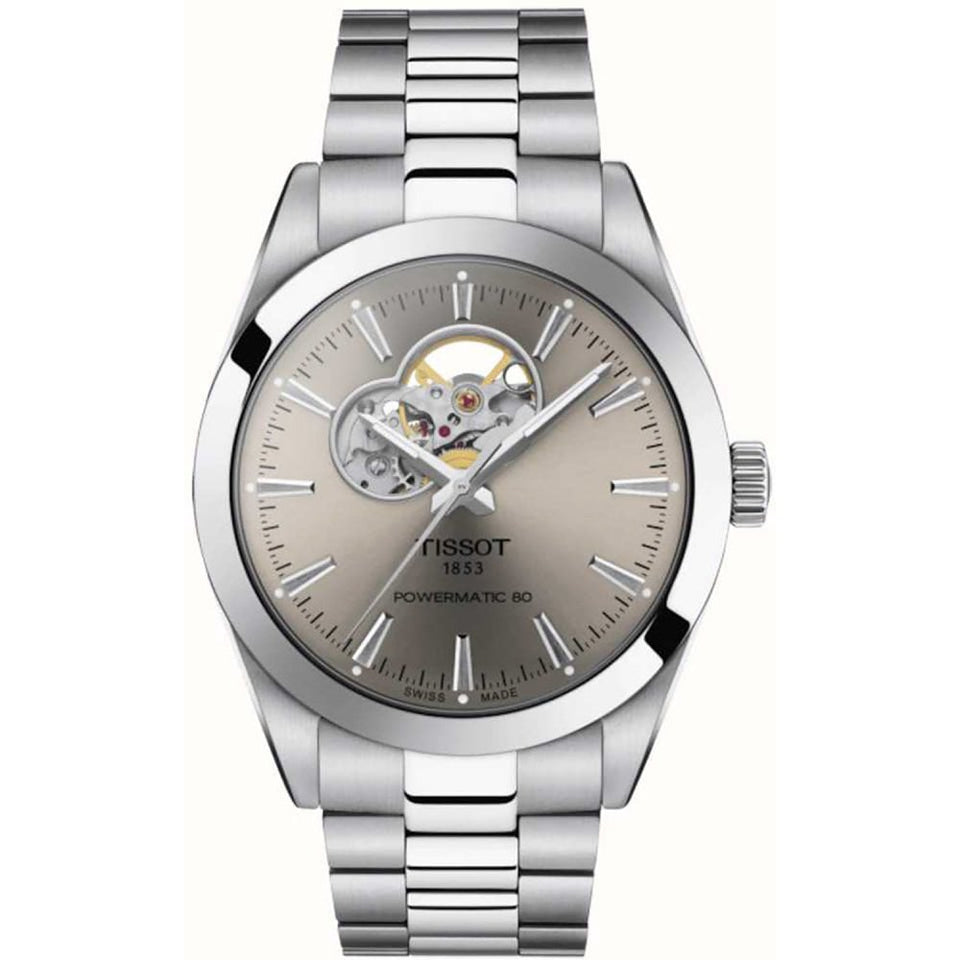 Tissot Men's Gentleman Powermatic 80 Open Heart Watch