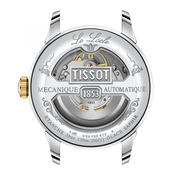 Tissot Men's Le Locle Powermatic 80 Green Dial & Gold Detail Watch
