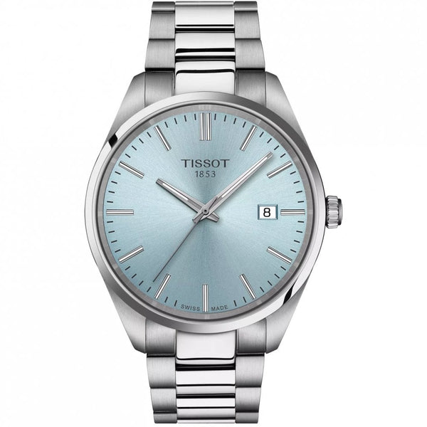 Tissot Men's PR 100 40mm Ice Blue Dial Watch