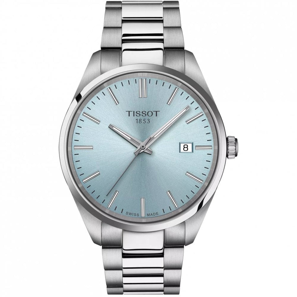 Tissot Men's PR 100 40mm Ice Blue Dial Watch