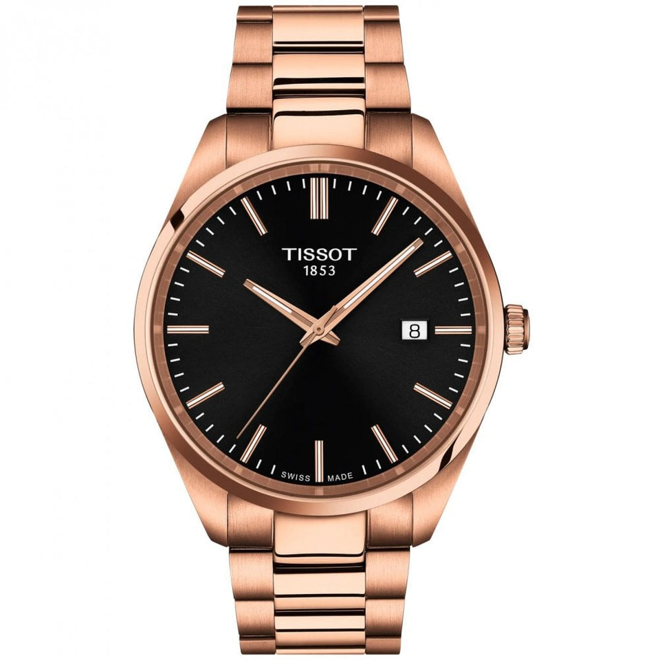 Tissot Men's PR 100 40mm Rose Tone Quartz Watch