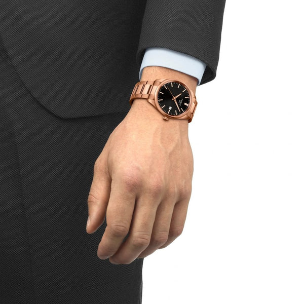 Tissot Men's PR 100 40mm Rose Tone Quartz Watch