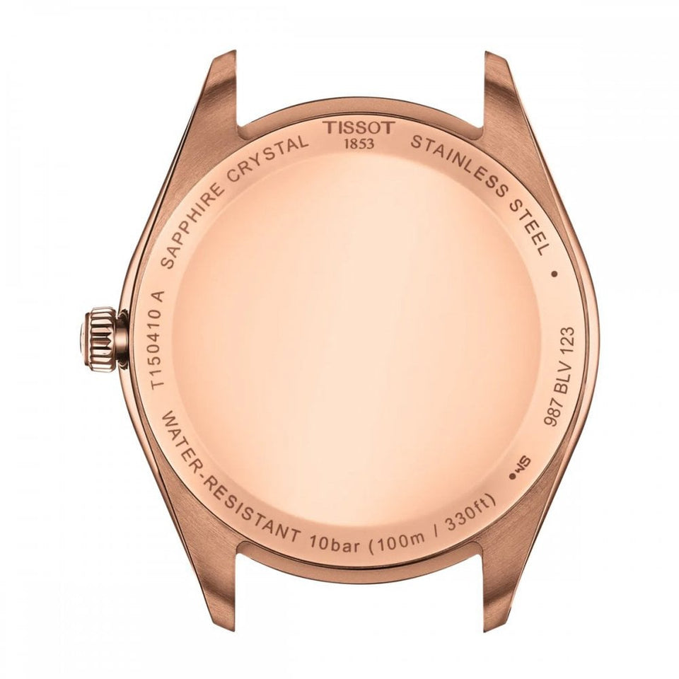 Tissot Men's PR 100 40mm Rose Tone Quartz Watch