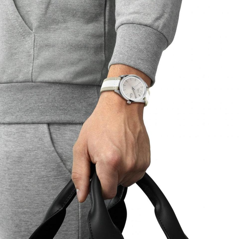 Tissot Men's PR 100 40mm Textile Strap Cycling Watch