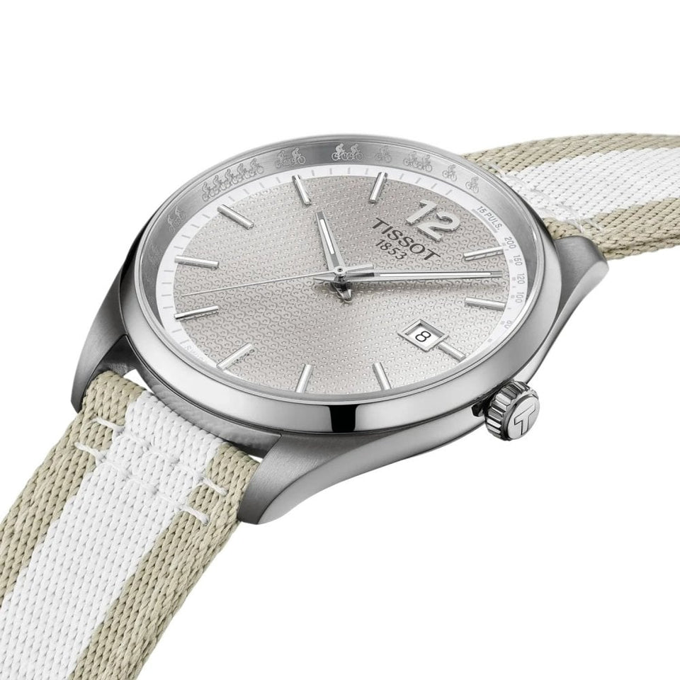 Tissot Men's PR 100 40mm Textile Strap Cycling Watch