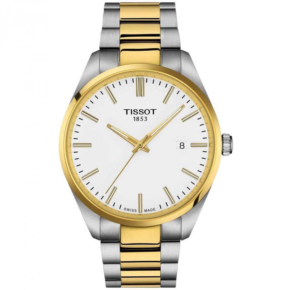 Tissot Men's PR 100 40mm Two Tone Quartz Watch