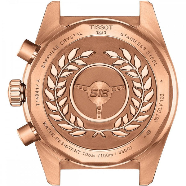 Tissot Men's PR516 Rose PVD Chronograph Watch