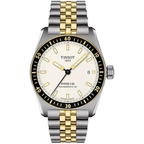 Tissot Men's PR516 Two Tone Powermatic 80 Watch