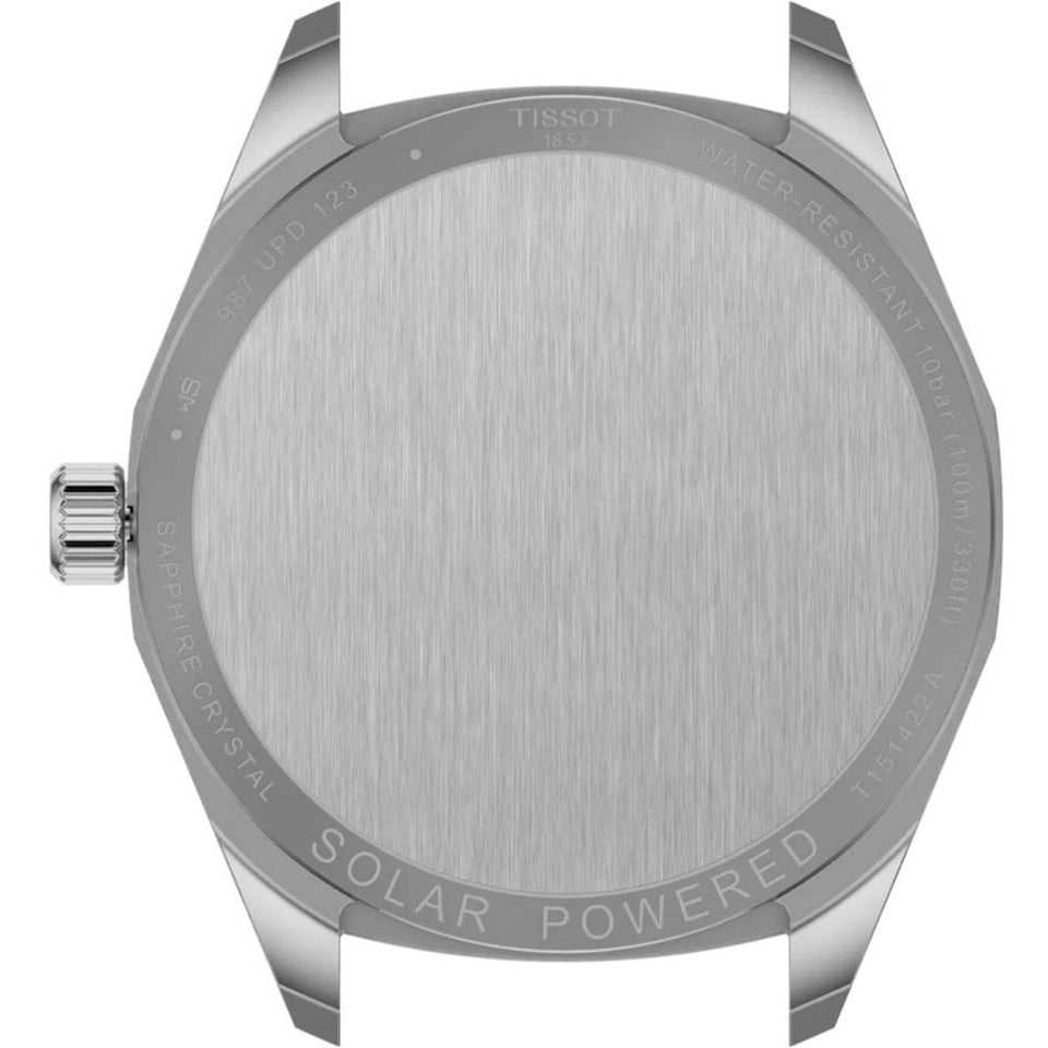 Tissot Men's PRC 100 39mm Brown Strap Solar Quartz Watch
