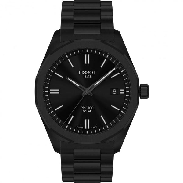 Tissot Men's PRC 100 39mm Solar Quartz Bracelet Watch