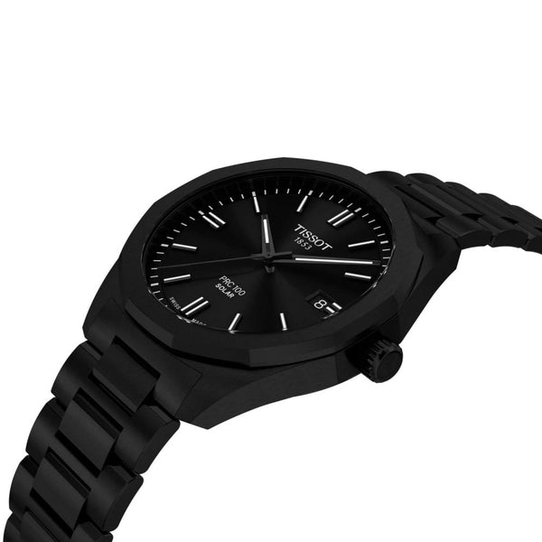 Tissot Men's PRC 100 39mm Solar Quartz Bracelet Watch