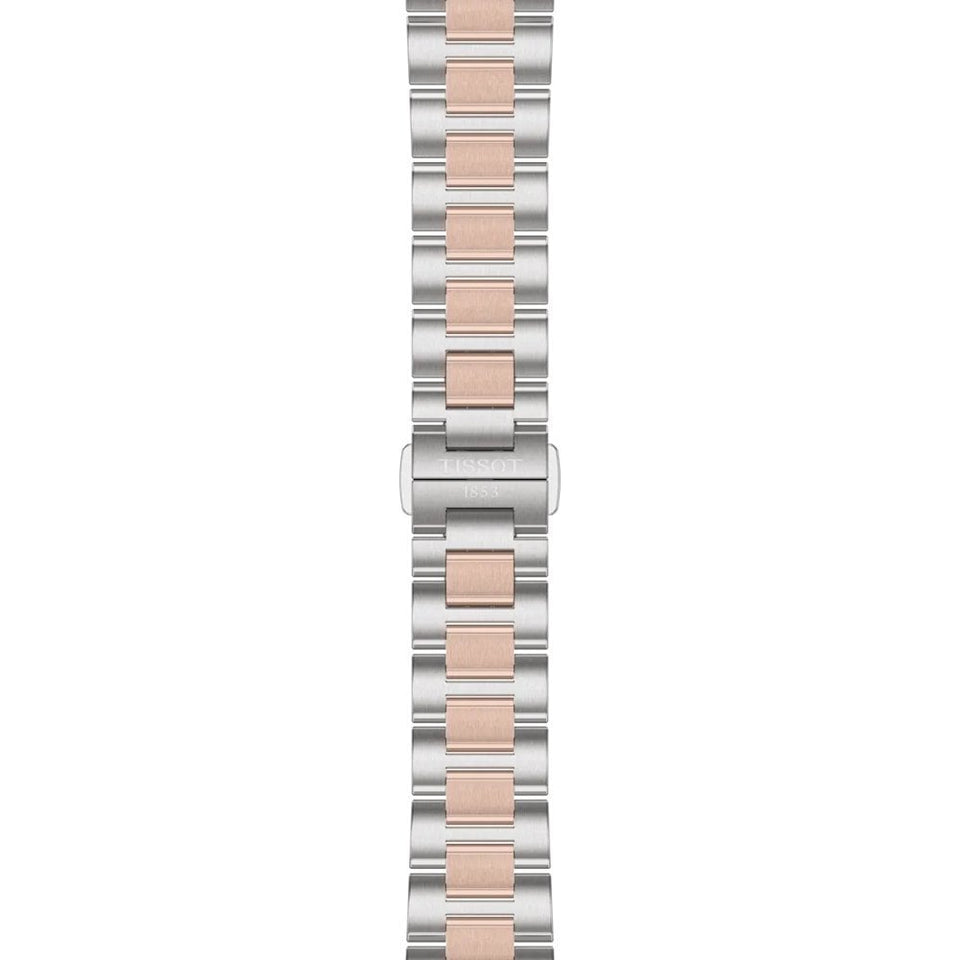 Tissot Men's PRC 100 Solar 34mm Rose & Silver Watch