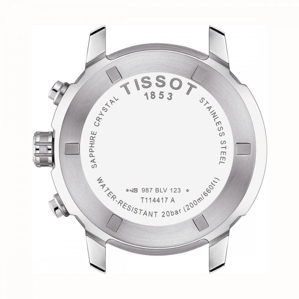 Tissot Men's PRC 200 Quartz Chronograph Watch | Black Dial