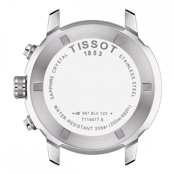 Tissot Men's PRC 200 Quartz Chronograph Watch | Blue Dial