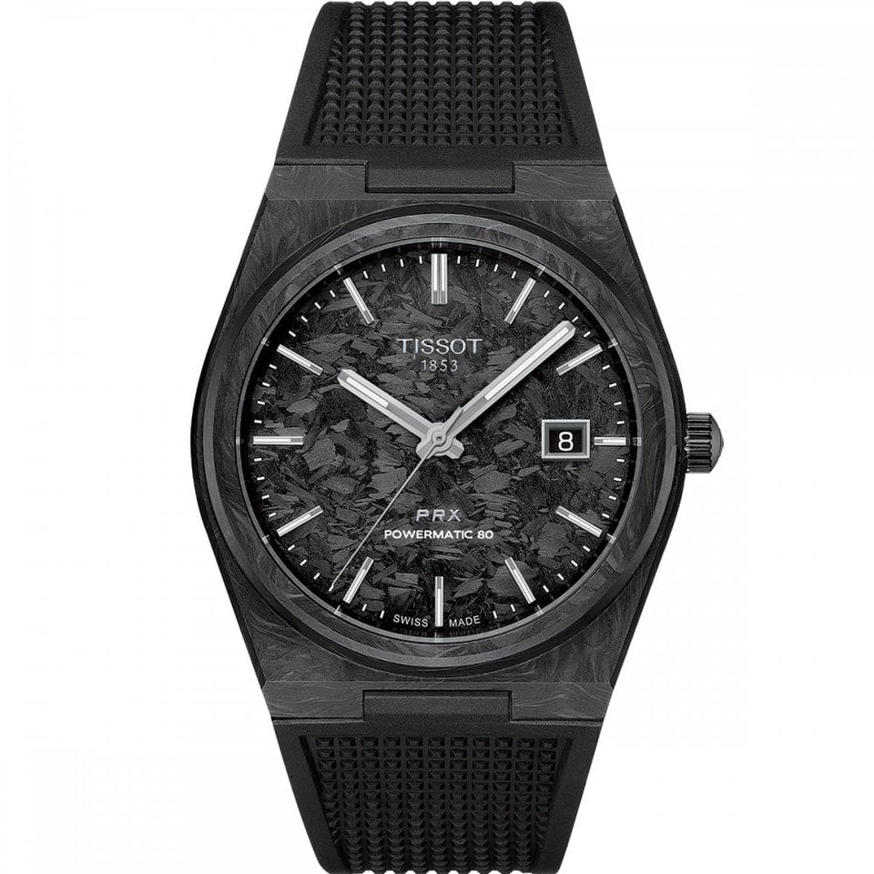 Tissot Men's PRX Forged Carbon Automatic 40mm Watch