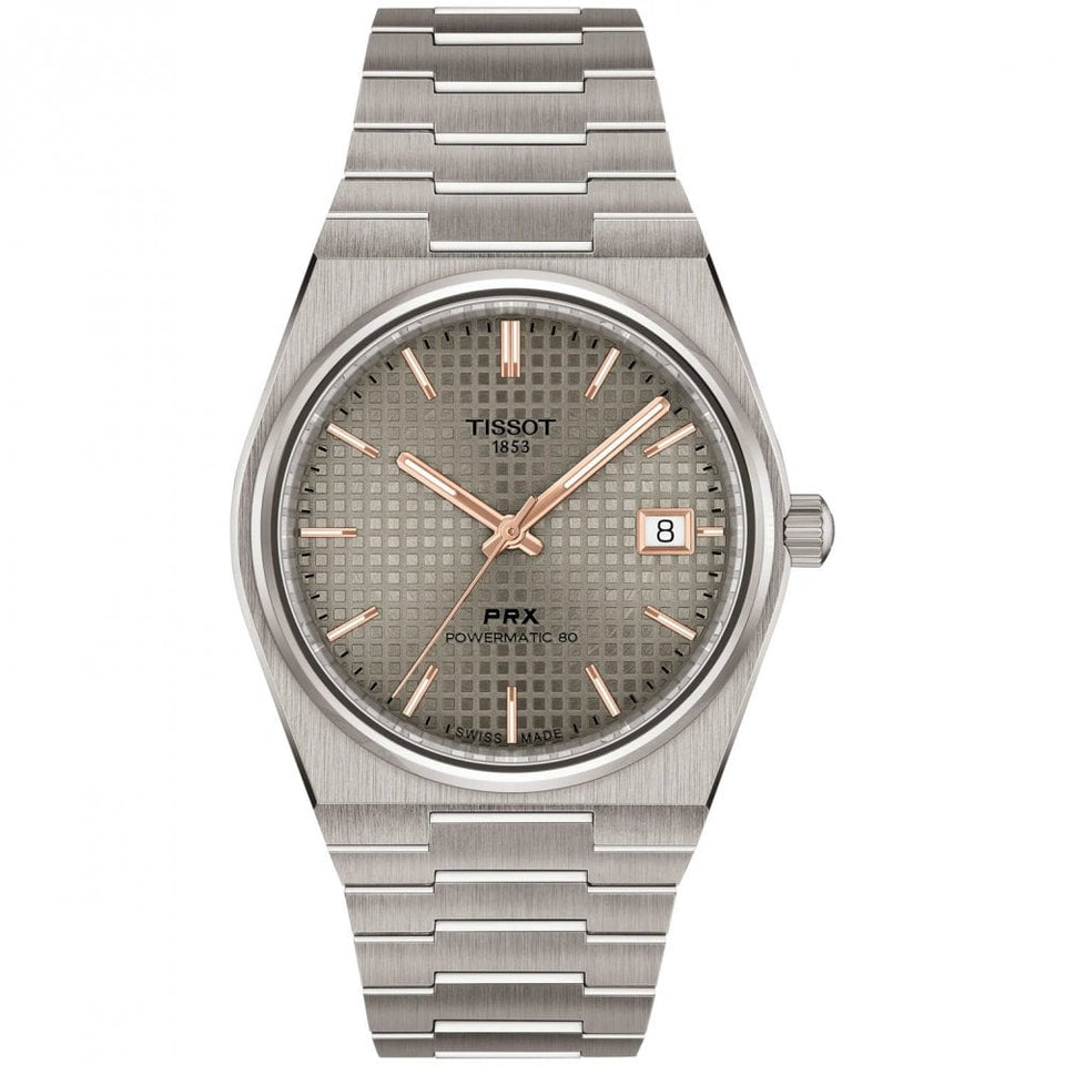 Tissot Men's PRX Titanium 38mm Powermatic 80 Watch