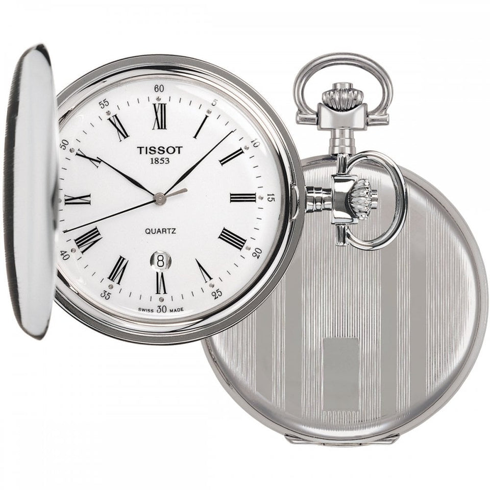 Tissot Men's Savonette Quartz Pocket Watch | Steel