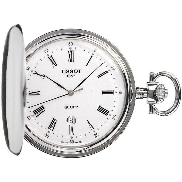 Tissot Men's Savonette Quartz Pocket Watch | Steel