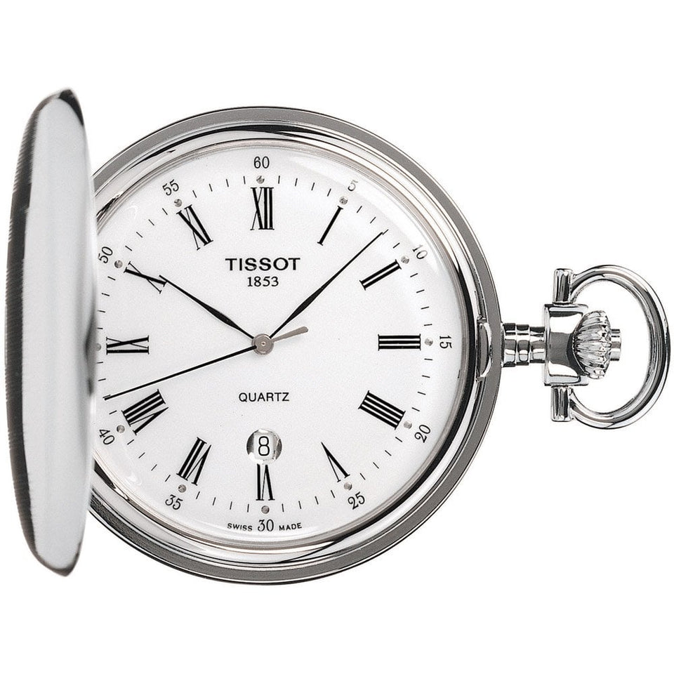 Tissot Men's Savonette Quartz Pocket Watch | Steel