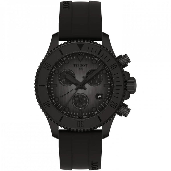 Tissot Men's Seastar 1000 38mm All Black Quartz Watch