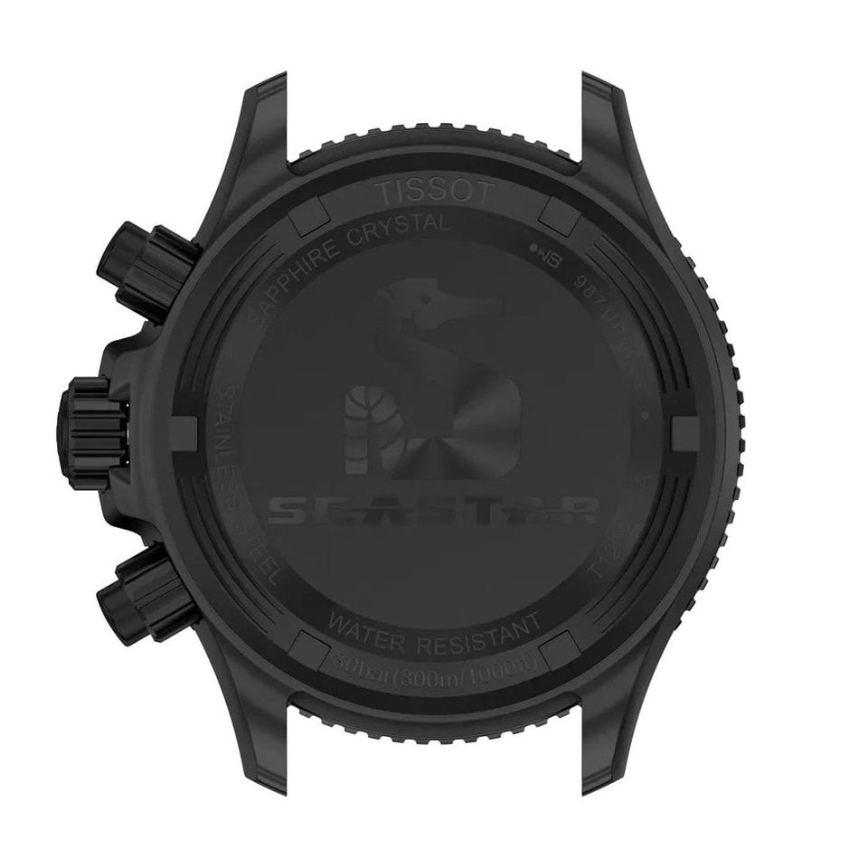 Tissot Men's Seastar 1000 38mm All Black Quartz Watch