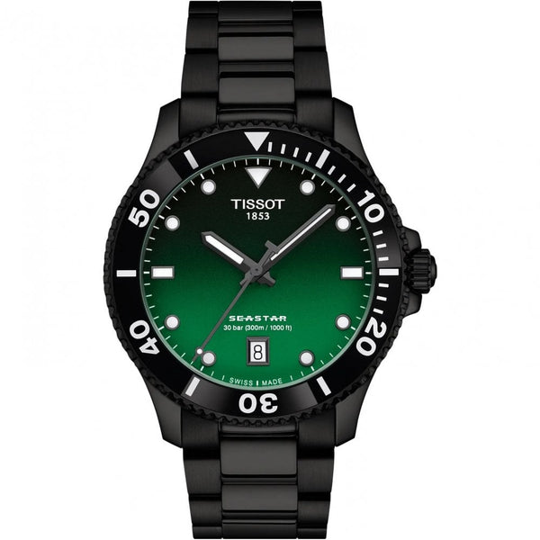 Tissot Men's Seastar 1000 40mm Green Gradient Quartz Watch