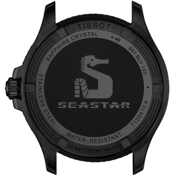 Tissot Men's Seastar 1000 Black 40mm Quartz Watch