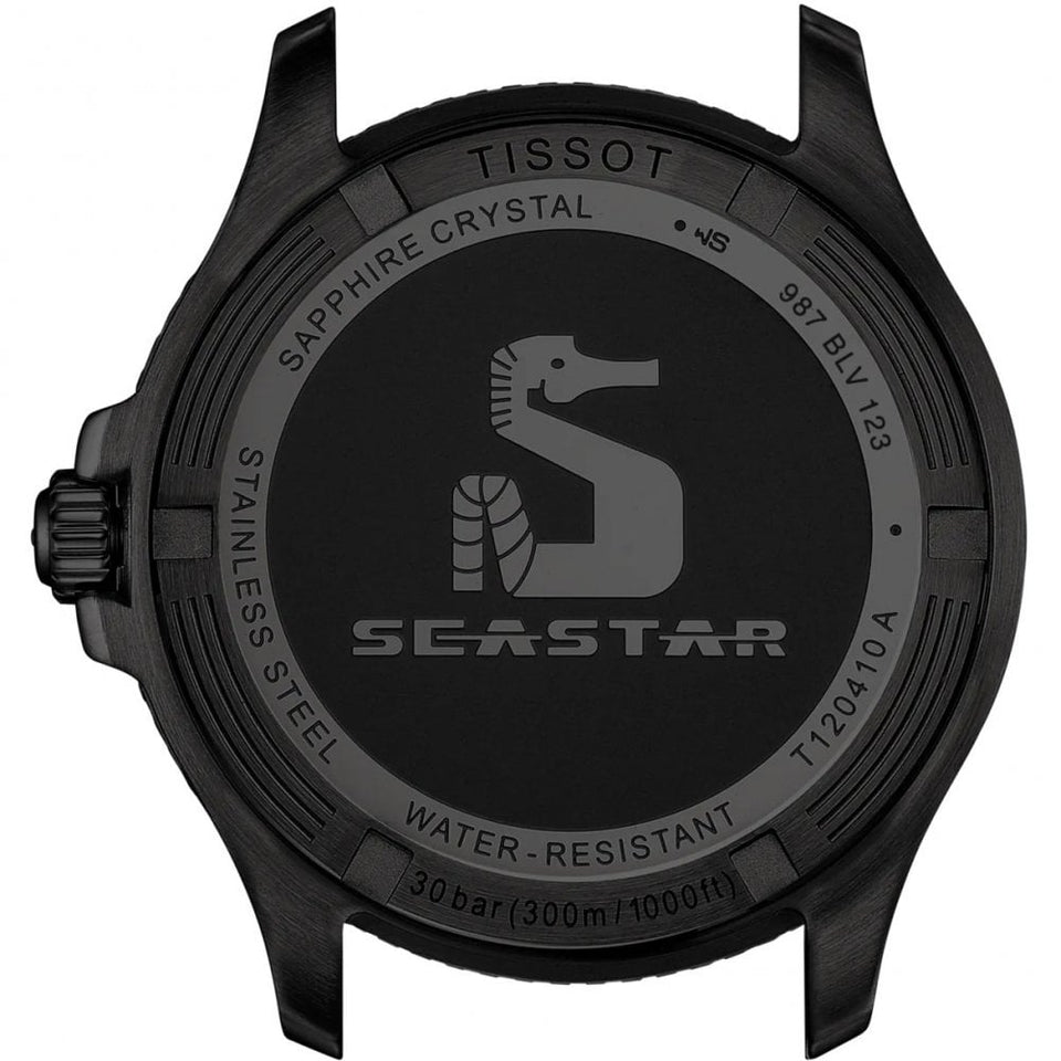 Tissot Men's Seastar 1000 Black 40mm Quartz Watch