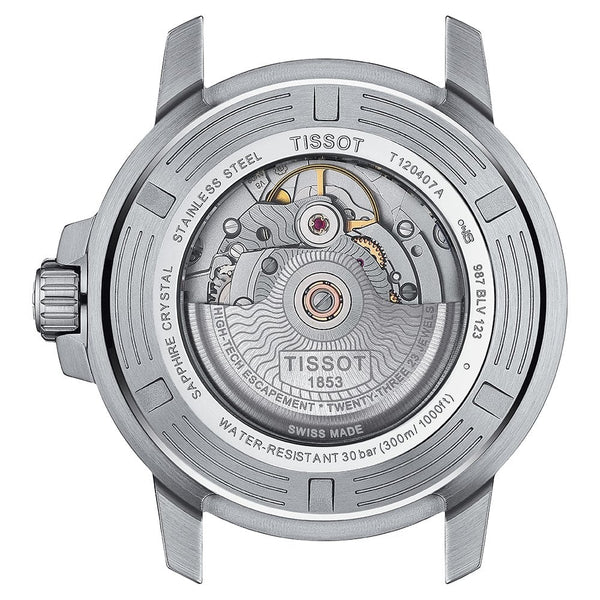 Tissot Men's Seastar 1000 Grey Ceramic Powermatic 80 Watch