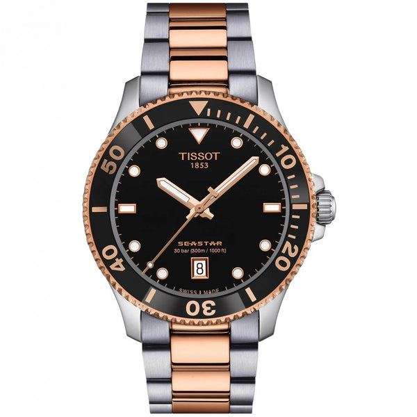 Tissot Men's Seastar 1000 Quartz 40mm Rose Watch