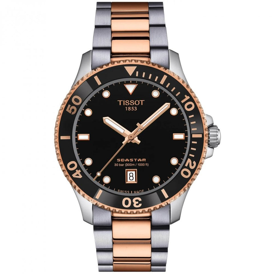 Tissot Men's Seastar 1000 Quartz 40mm Rose Watch