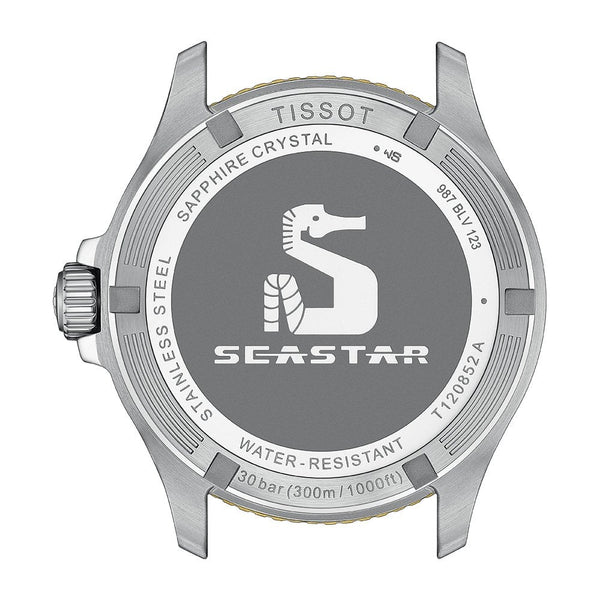 Tissot Men's Seastar 1000 Quartz GMT Two Tone Watch