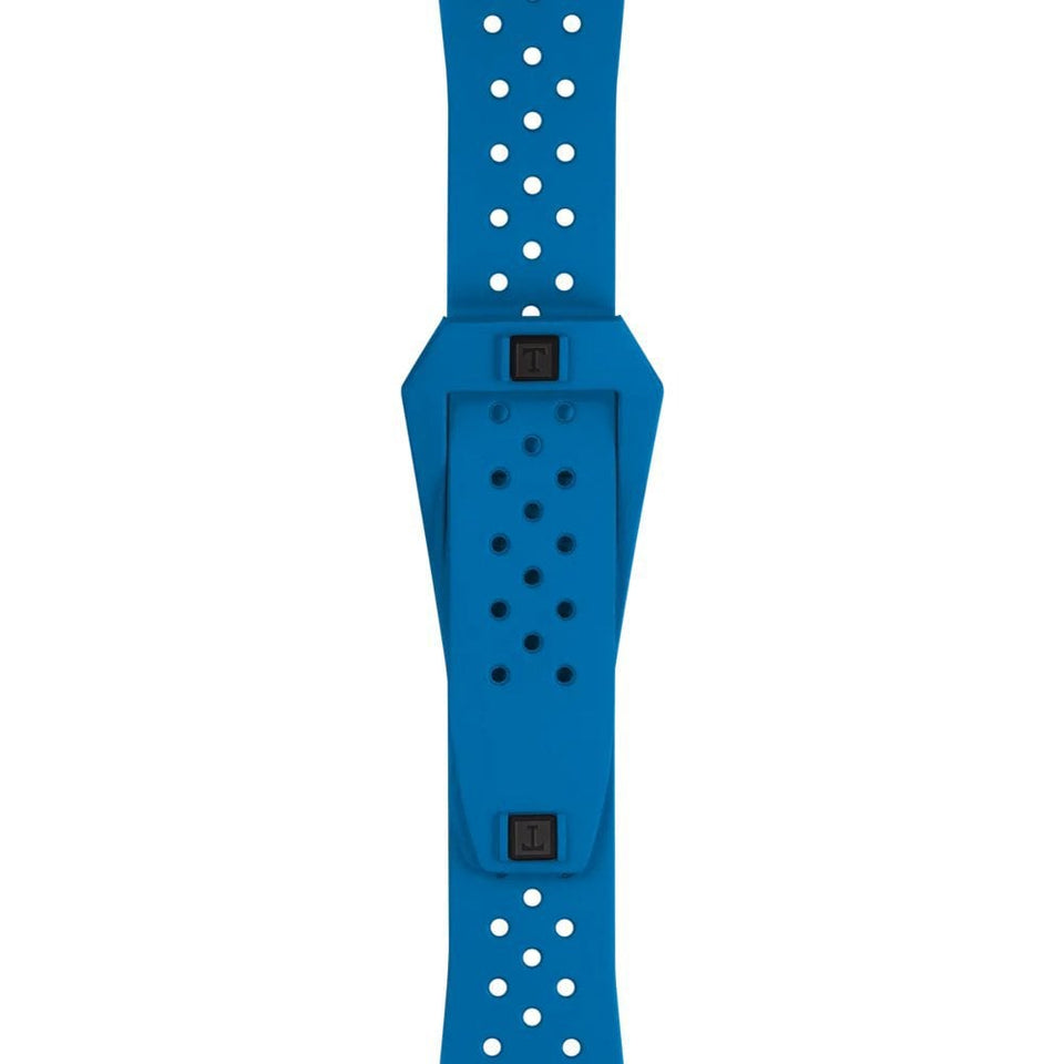 Tissot Men's SIDERAL S Blue Rubber Strap Carbon Watch